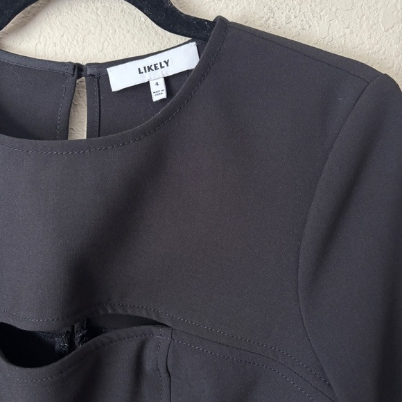 Likely Keller Long Sleeve Cut Out Bodycon Mini Dress - Picture 3 of 11